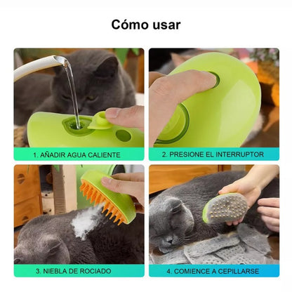 CEPILLO A VAPOR PARA MASCOTAS 🐈🐕