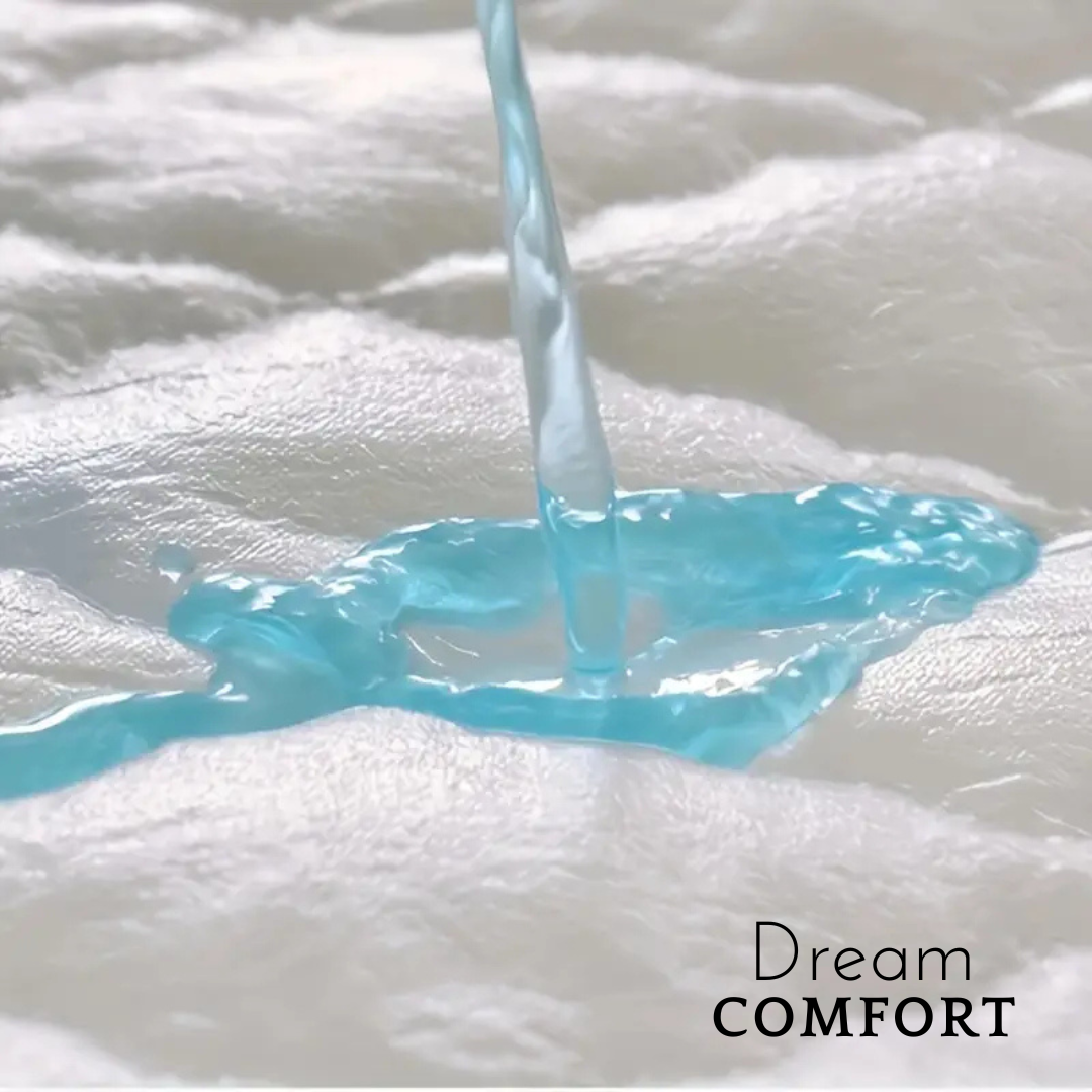 DreamComfort™  Cubre Colchón 2 Plazas y King – Máxima Protección y Comodidad para Tu Colchón