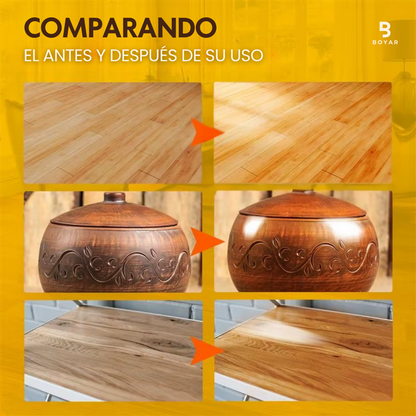 Beewax™ Cera de abejas multiusos 100ml: Restaura, protege y embellece tu madera naturalmente.