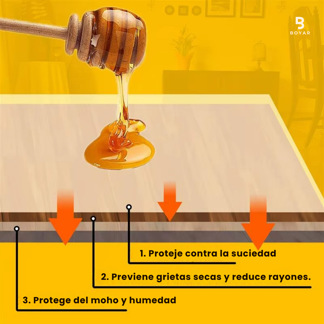 Beewax™ Cera de abejas multiusos 100ml: Restaura, protege y embellece tu madera naturalmente.