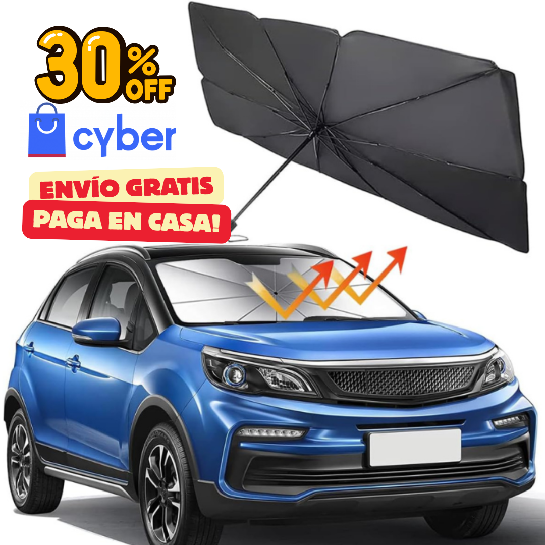 PARASOL VEHÍCULO | Proteje tu auto y evita el calor insoportable al volver a entrar.
