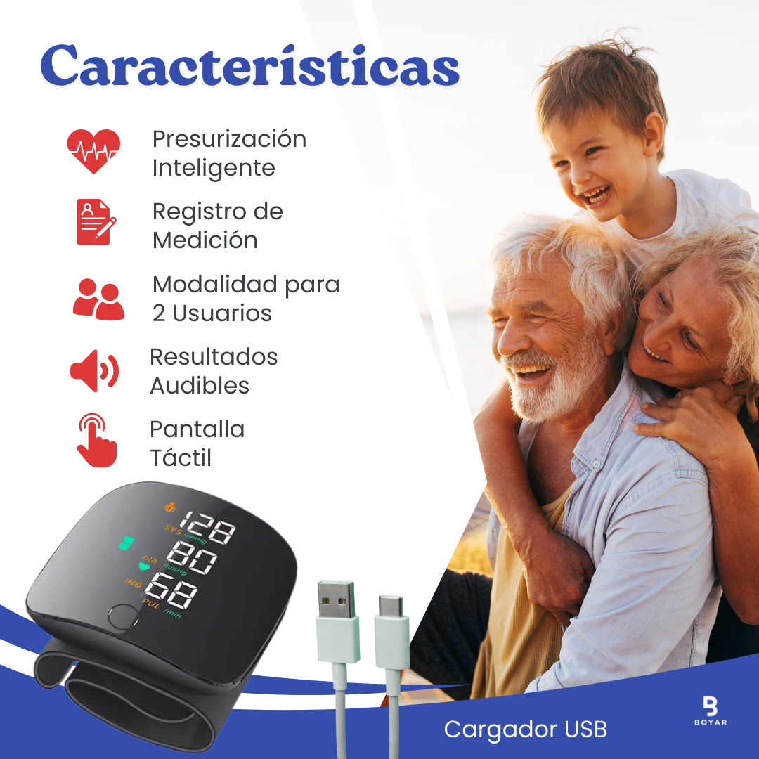 Medipress™ Tensiómetro Digital - Monitor de Presión Arterial de Brazo