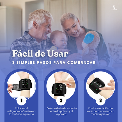 Medipress™ Tensiómetro Digital - Monitor de Presión Arterial de Brazo