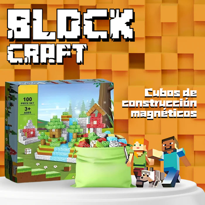 Block Craft™ - Bloques Magnéticos 75 / 150 / 225 Piezas