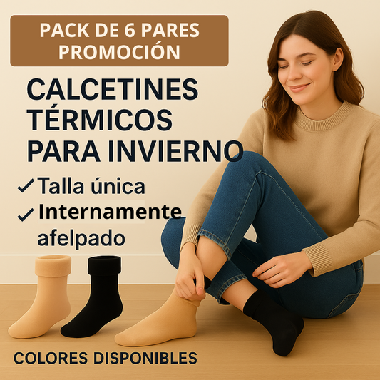 Set de 6 pares de calcetines Térmicos
