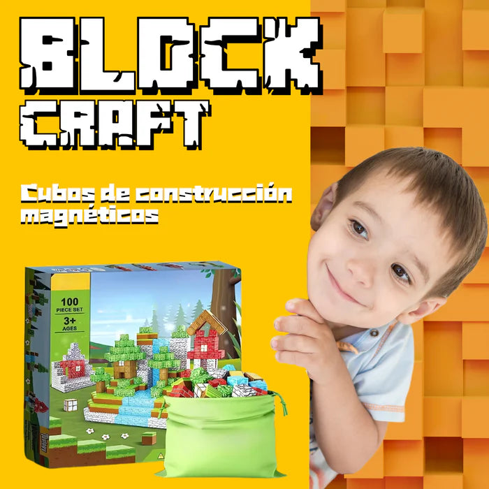 Block Craft™ - Bloques Magnéticos 75 / 150 / 225 Piezas