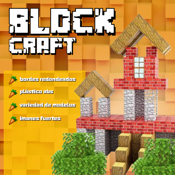 Block Craft™ - Bloques Magnéticos 75 / 150 / 225 Piezas