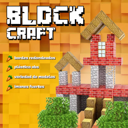 Block Craft™ - Bloques Magnéticos 75 / 150 / 225 Piezas
