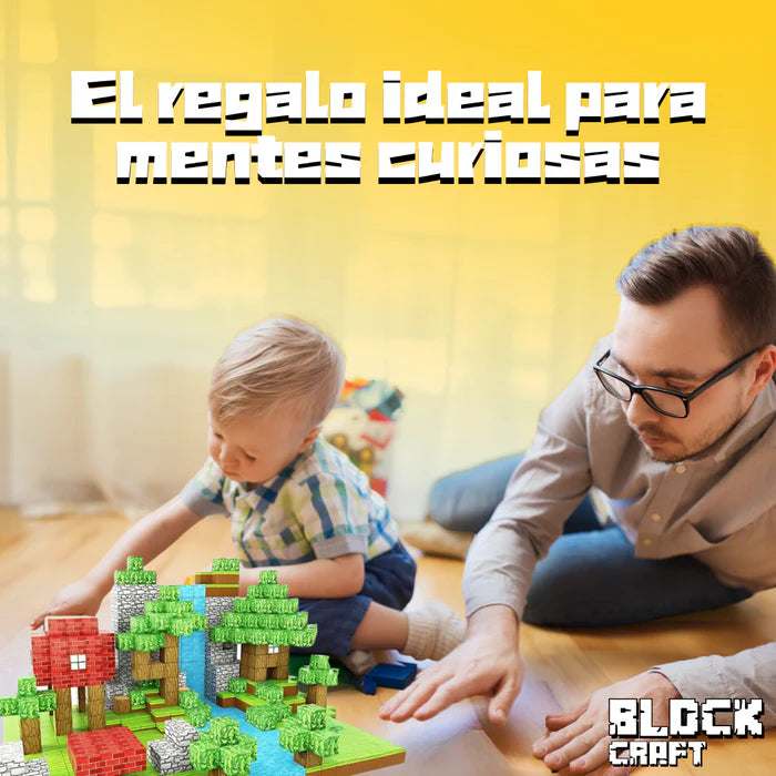 Block Craft™ - Bloques Magnéticos 75 / 150 / 225 Piezas