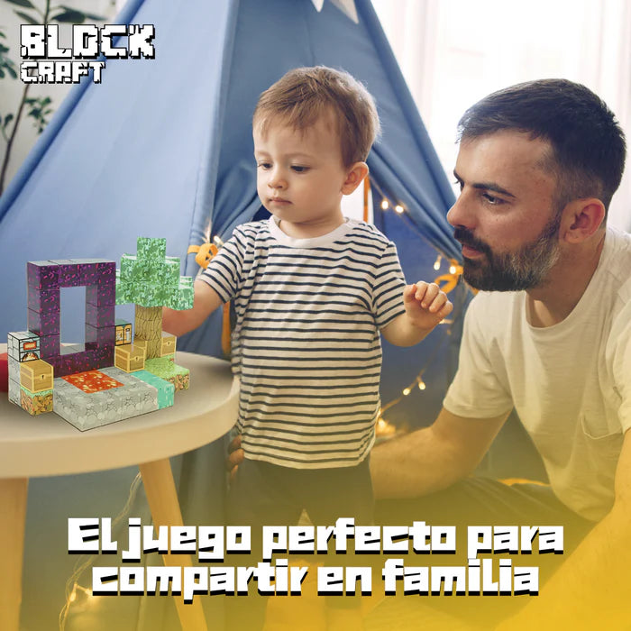 Block Craft™ - Bloques Magnéticos 75 / 150 / 225 Piezas